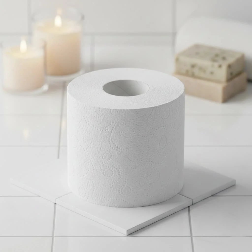 Assortment of toilet paper rolls from Family Dollar