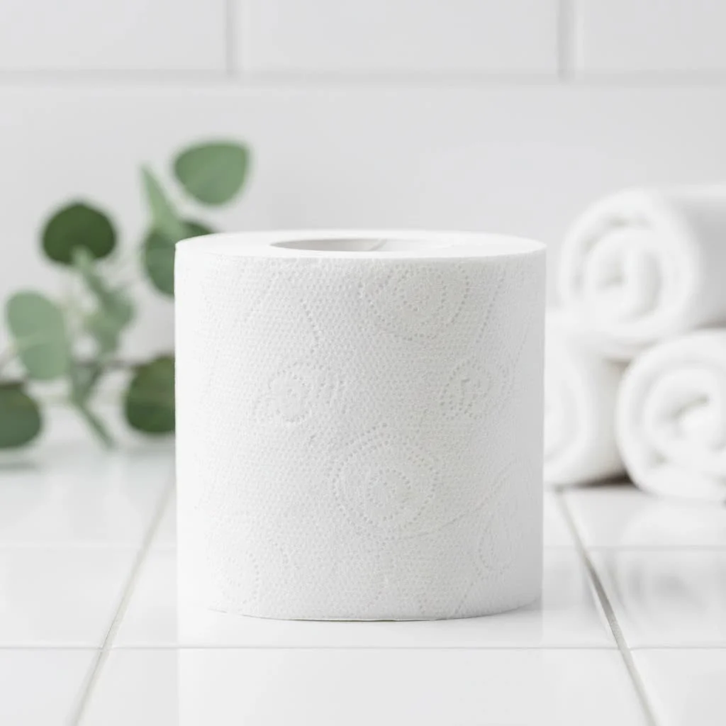 Camping toilet paper dissolving in water